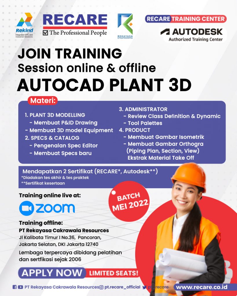Training Autocad Plant 3d